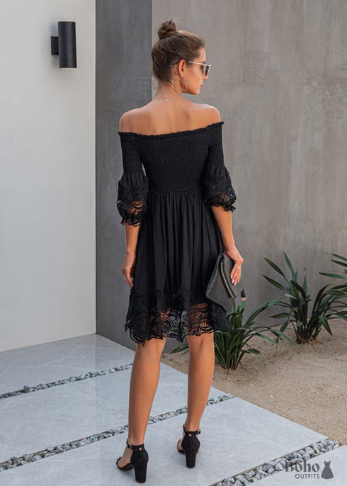 Boho Mini Dress Hazel